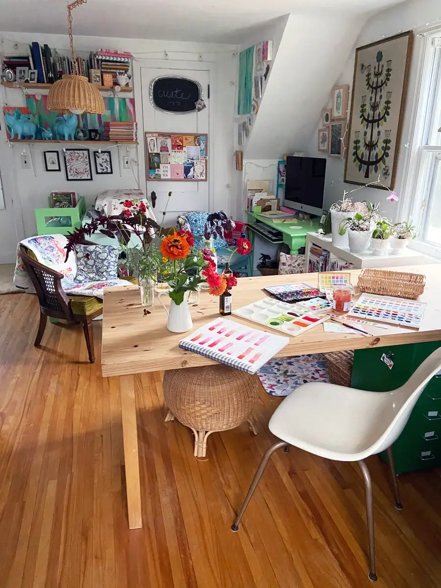 creative studio workspace